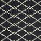 Oriental Weavers Marina 7763K 2"3" x 7"6" Black and Ivory Runner, , large