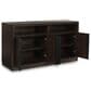 Ashley Kendamor Dining Server in Dark Brown and Matte Black, , large