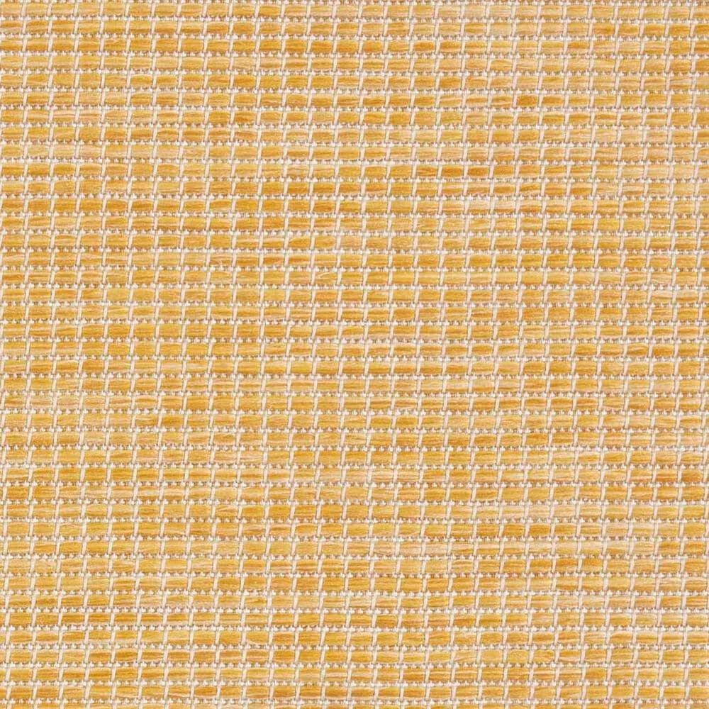 Nourison Positano 6&#39; Round Yellow Indoor/Outdoor Area Rug, , large