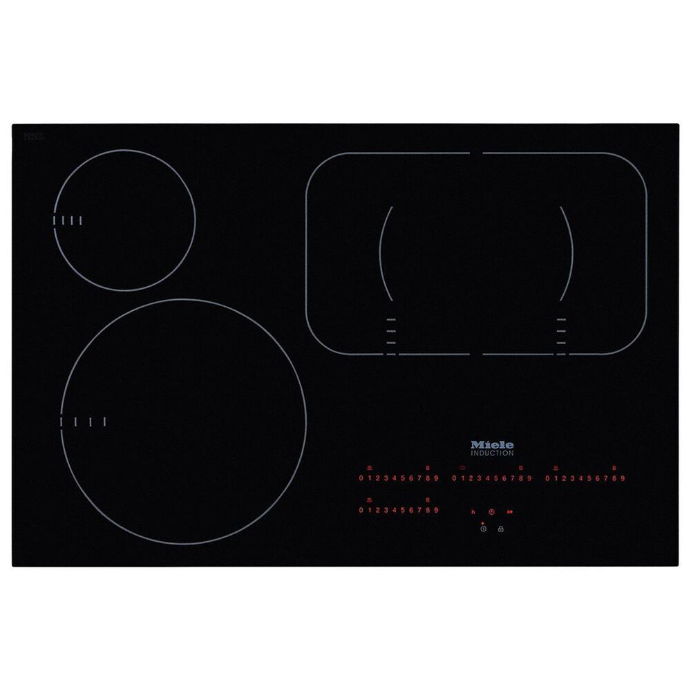 Miele 30" Induction Cooktop in Black and Stainless Steel, , large
