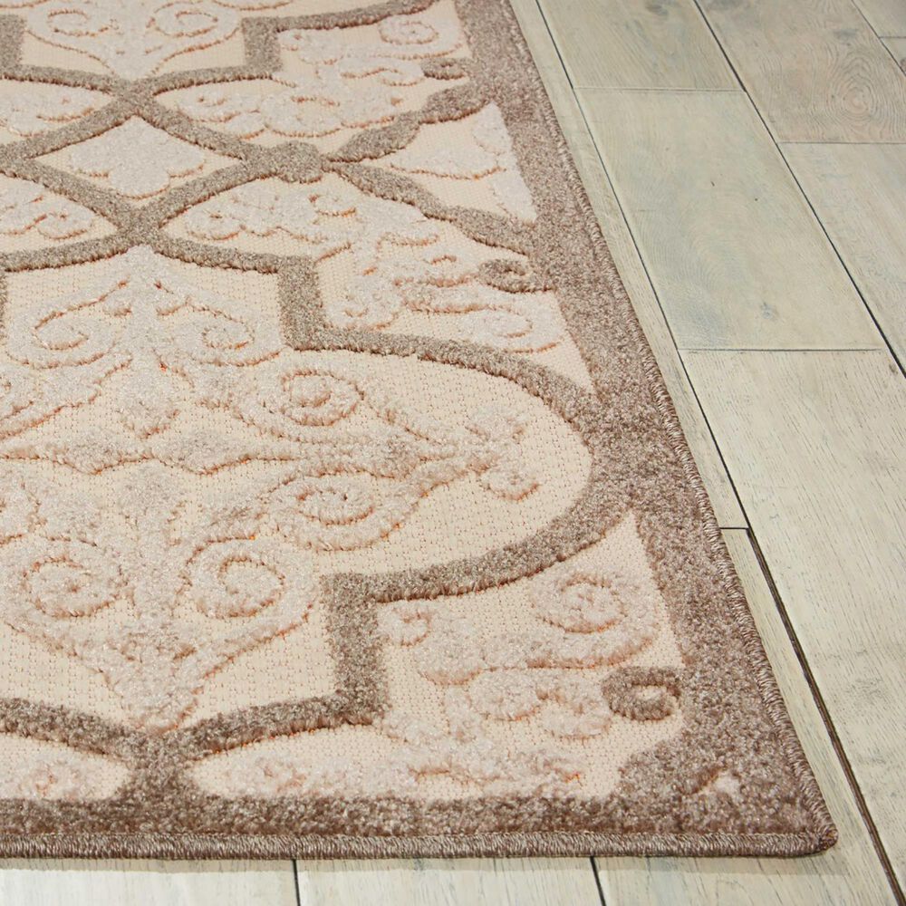 Nourison Aloha 7&#39;10&quot; x 10&#39;6&quot; Cream Indoor/Outdoor Area Rug, , large