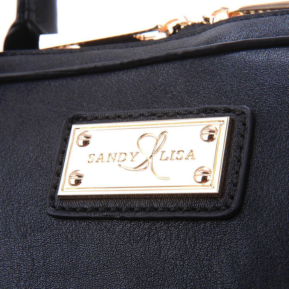 Sandy Lisa London Shoulder Bag in Black, , large