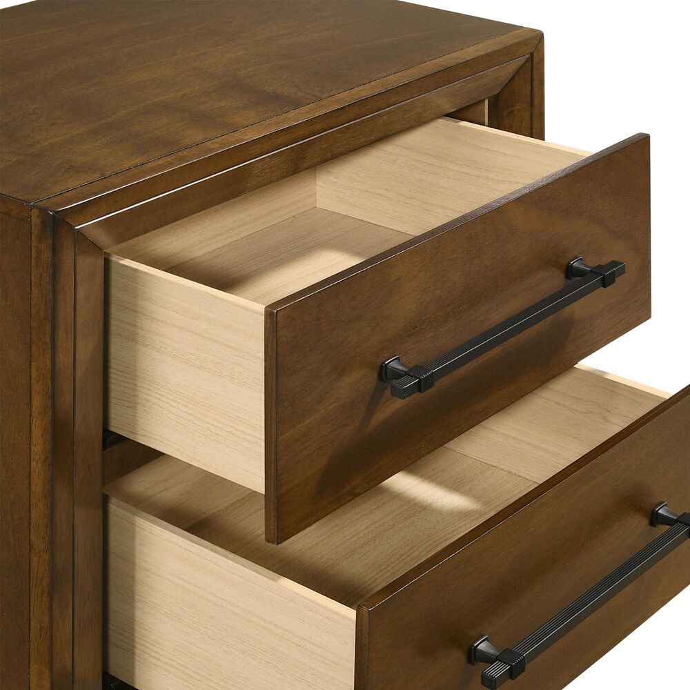 New Heritage Ballard 2 Drawer Nightstand in Walnut, , large