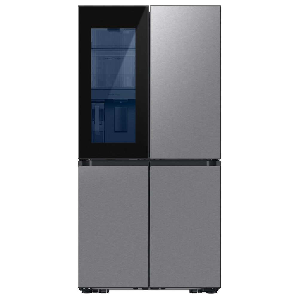Samsung Bespoke 28.6 Cu. Ft. Bespoke 4-Door Flex French Door Refrigerator with Auto Open Door in Stainless Steel, , large