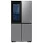 Samsung Bespoke 28.6 Cu. Ft. Bespoke 4-Door Flex French Door Refrigerator with Auto Open Door in Stainless Steel, , large