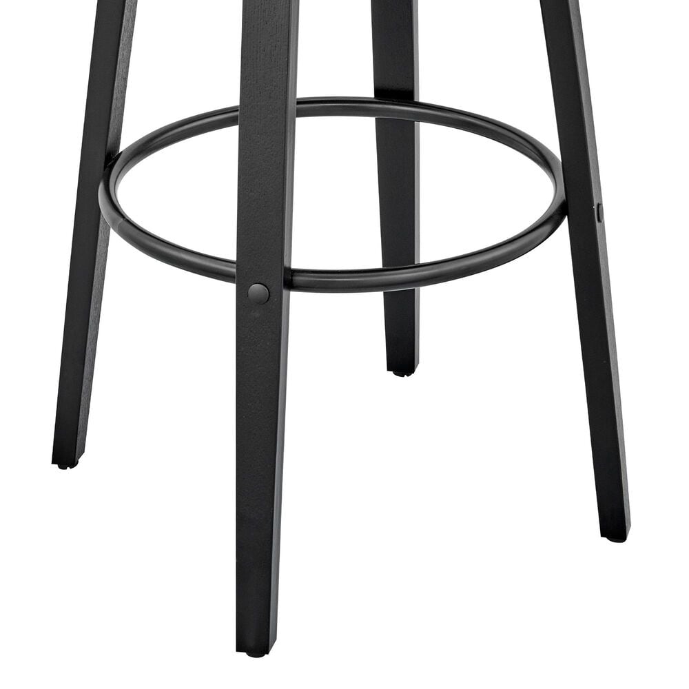 Blue River Daxton 26&quot; Swivel Counter Stool in Gray/Black, , large