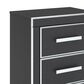 Ashley Zuraleus California King Upholstered Platform Bed with Two Nightstands in Matte Black, , large