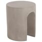 Hearth and Haven Outdoor U-Shaped Side Table in Light Grey, , large