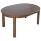Jofran Carson Round Extension Table in Oak - Table Only, , large