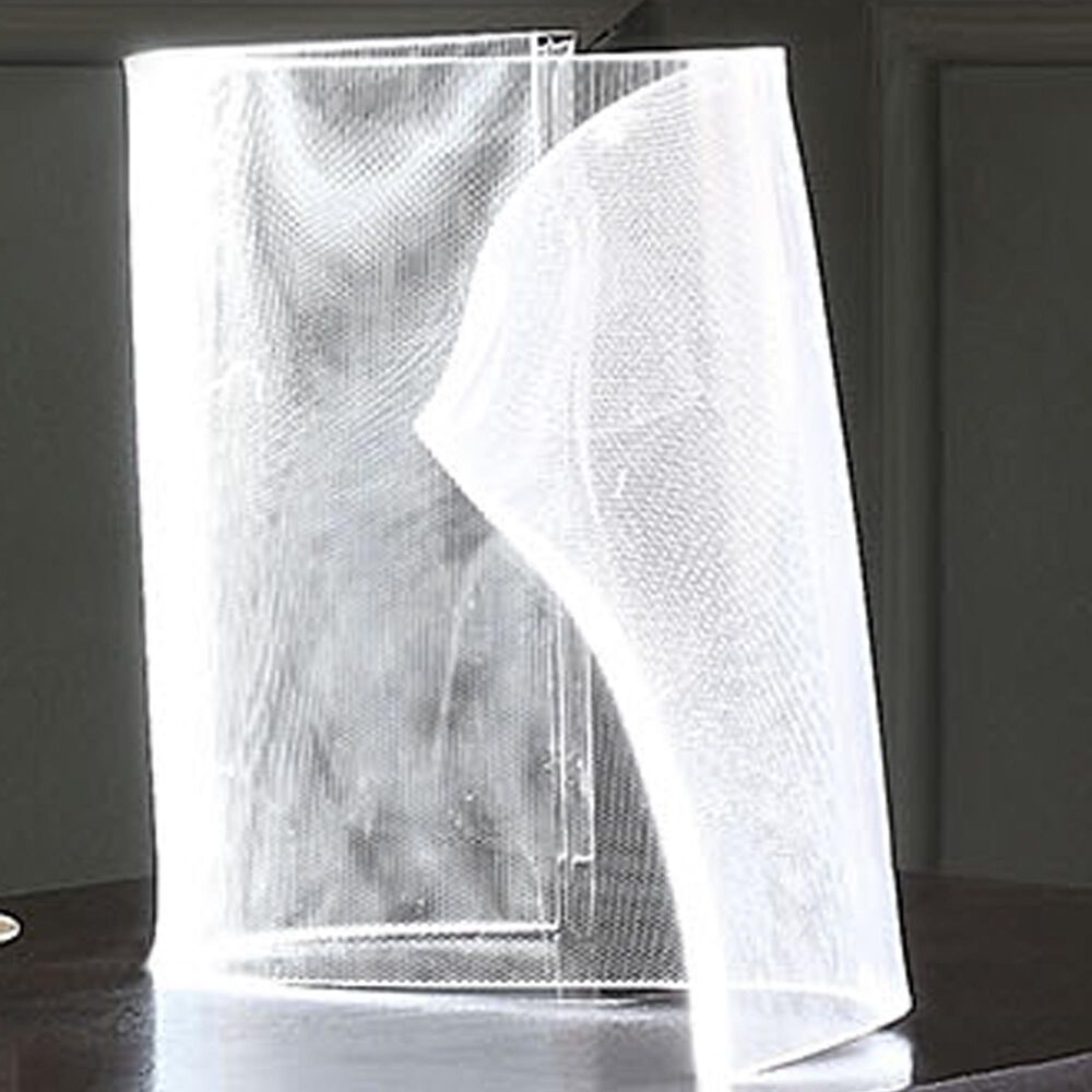 Anthony California Table Lamp with Night Light in Clear Acrylic, , large