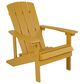 Flash Furniture Charlestown Adirondack Chair in Yellow, , large