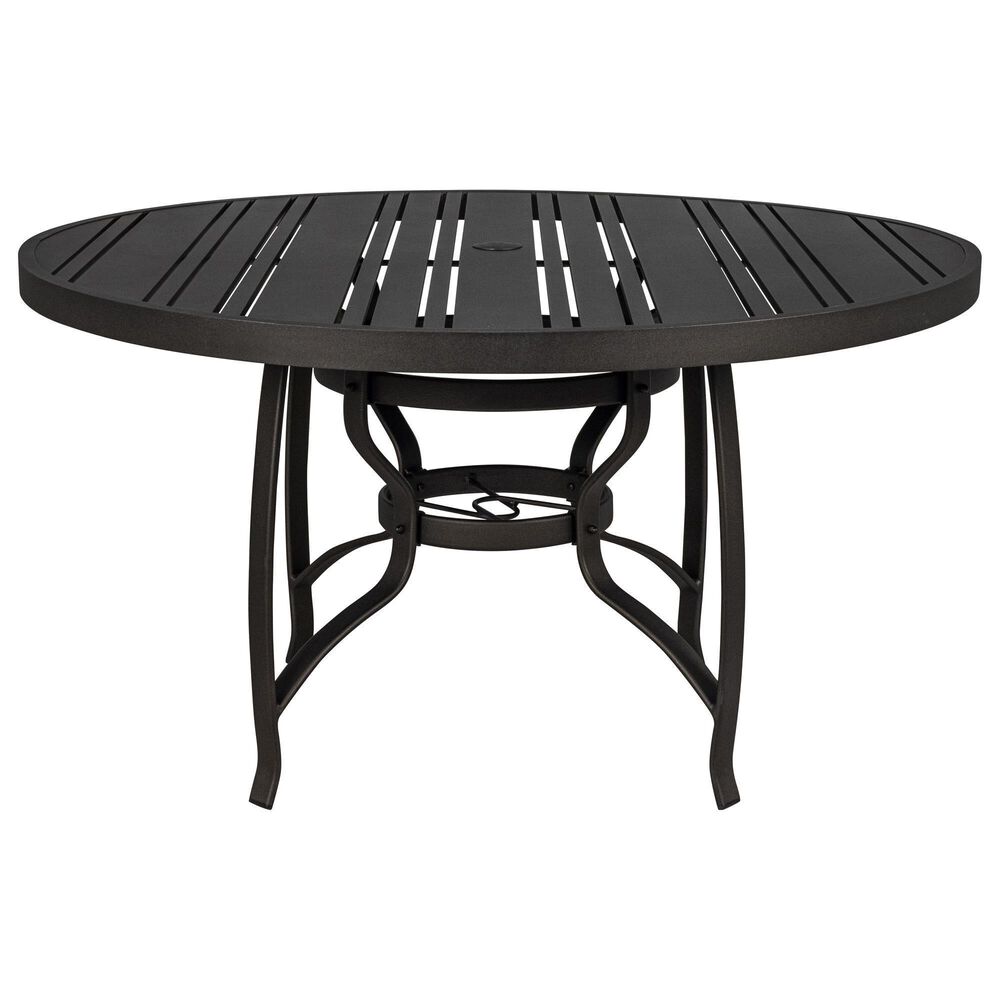 Woodard Cortland 5-Piece Patio Dining Set in Watercolor Tweed Pearly, , large