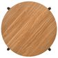 Furniture of America Elovier Coffee Table with Open Shelf in Walnut and Black, , large
