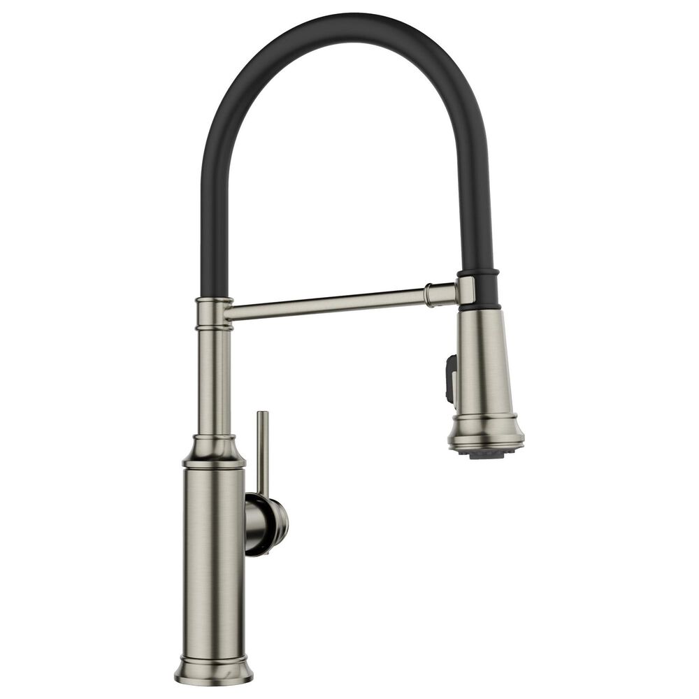 Blanco Empressa Semi-Pro Pull-Down Kitchen Sink Faucet in Satin Platinum, , large