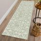 Dalyn Rug Company Soft Essentials Floral Celery 2"3" x 7"6" Indoor/Outdoor Runner, , large