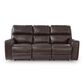 Ashley Crossplex Power Recliner Sofa with Adjustable Headrest in Smoke, , large