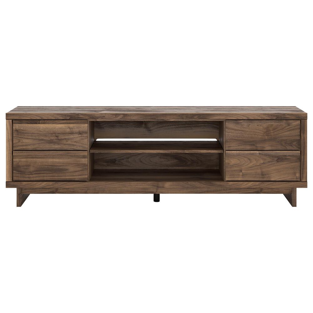 Ashley Zadilyn 72" XL TV Stand in Warm Natural Brown, , large