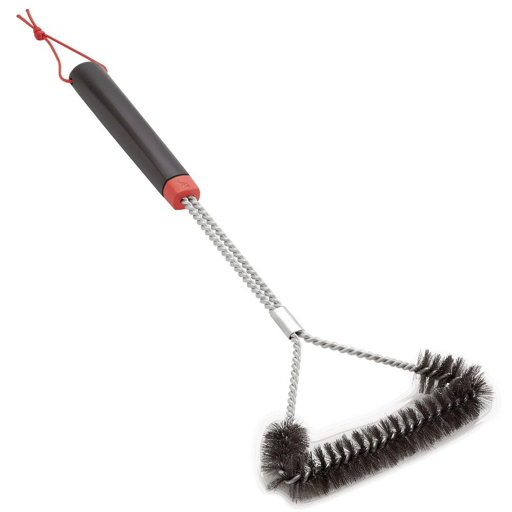 Weber 18&quot; Three-Sided Grill Brush, , large