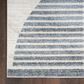Nourison Astra Machine Washable ASW03 3"3" x 5" Ivory and Blue Area Rug, , large