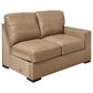 Ashley 3-Piece Leather Sectional in Brown, , large