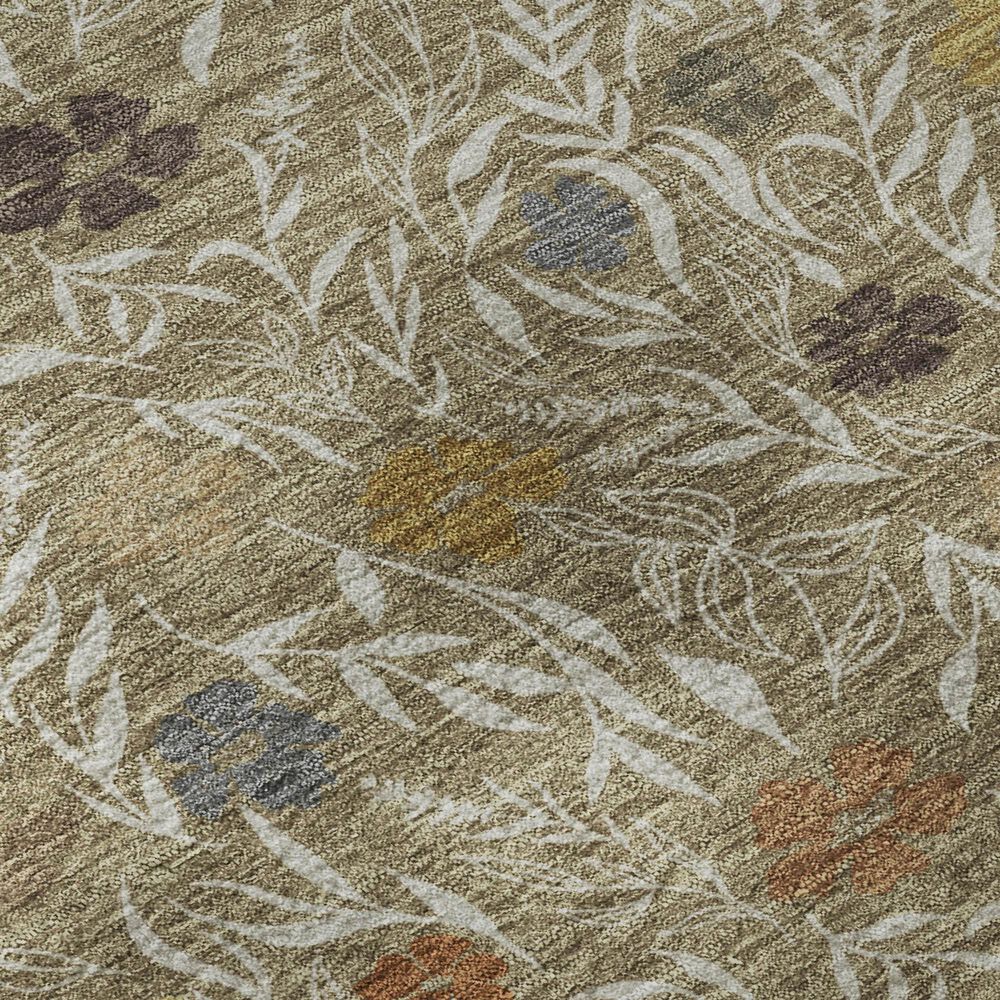 Dalyn Rug Company Soft Essentials Floral Coffee 3' x 5' Indoor/Outdoor Area Rug, , large
