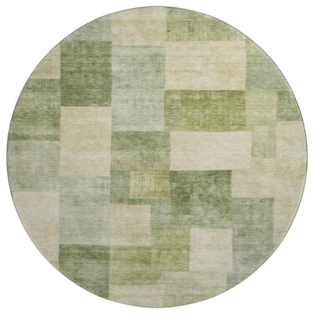 Dalyn Rug Company Pacifica PA12 8" Round Aloe Area Rug, , large