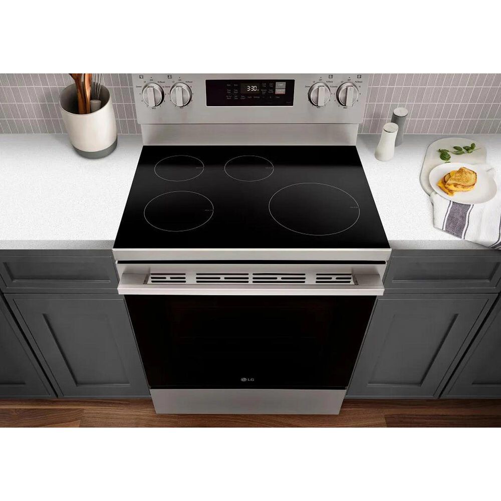 LG 6.3 Cu. Ft. Smart Freestanding Induction Range in Stainless Steel, , large
