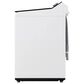 LG 5.5 Cu. Ft. Smart Top Load Washer and 7.3 Cu. Ft. Gas Dryer Laundry Pair in White, , large