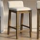 Armen Living Annikah Counter Height Stool in Putty Brown, , large