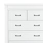 Appleseed Rowan 6-Drawer Tall Chest in Pure White, , large
