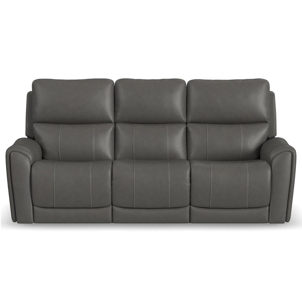 Oxford Furniture Carter 3-Piece Power Reclining Living Room Set in Smoke Gray, , large