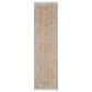 Nourison Lustrous Weave LUW02 2"2" x 7"6" Gray and Brick Runner, , large