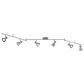 Vaxcel Alto 6-Light Ceiling Spot in Brushed Nickel and Chrome, , large