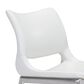 Zuo Modern Ace Counter Chair in White/Silver (Set of 2), , large
