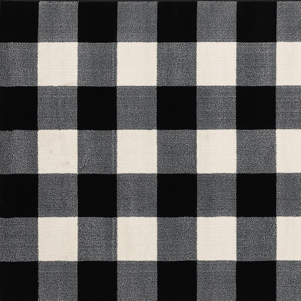 Oriental Weavers Georgia Geometric 678D0 5&#39;3&quot; x 7&#39;3&quot; Black and Ivory Area Rug, , large