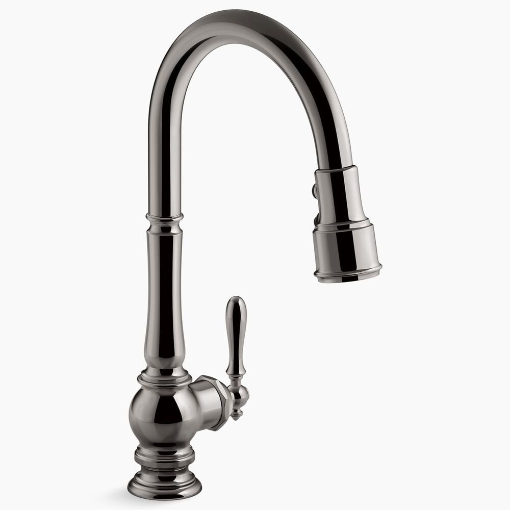 Kohler Artifacts Pull-Down Kitchen Sink Faucet in Vibrant Titanium, , large