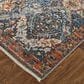 Feizy Kaia 3" x 5" Navy and Blue Area Rug, , large