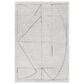 Surya Hightower Charcoal, White and Black 6" x 9" Area Rug, , large