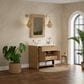 James Martin Vanities Solene 36" Single Bathroom Vanity in Seaside Oak with 3 cm Victorian Silver Quartz Top and Rectangular Sink, , large