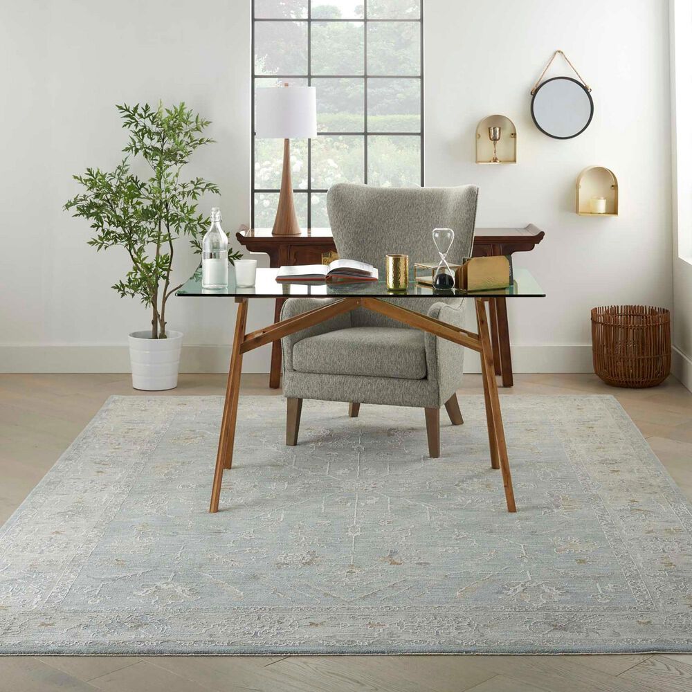 Nourison Infinite 3&#39;11&quot; x 5&#39;11&quot; Blue Area Rug, , large