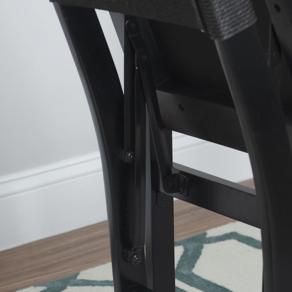 Linon Home Decor Norway Folding Chair in Black, , large