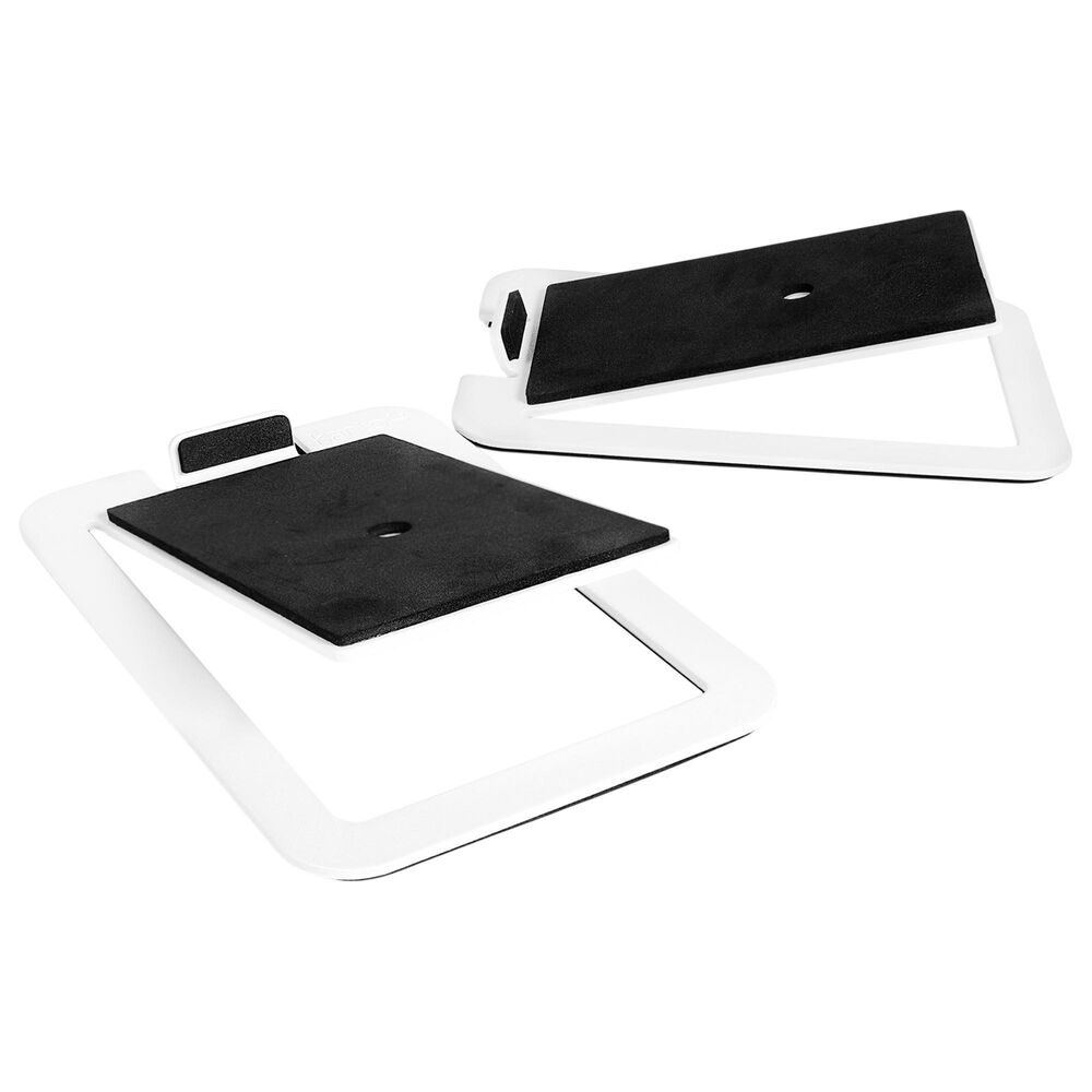 Kanto Angled Desktop Speaker Stand for Midsize Speakers in White (Set of 2), , large