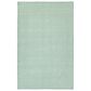 Kaleen Rugs Ziggy ZIG01-79 9" x 12" Light Blue and White Indoor/Outdoor Area Rug, , large