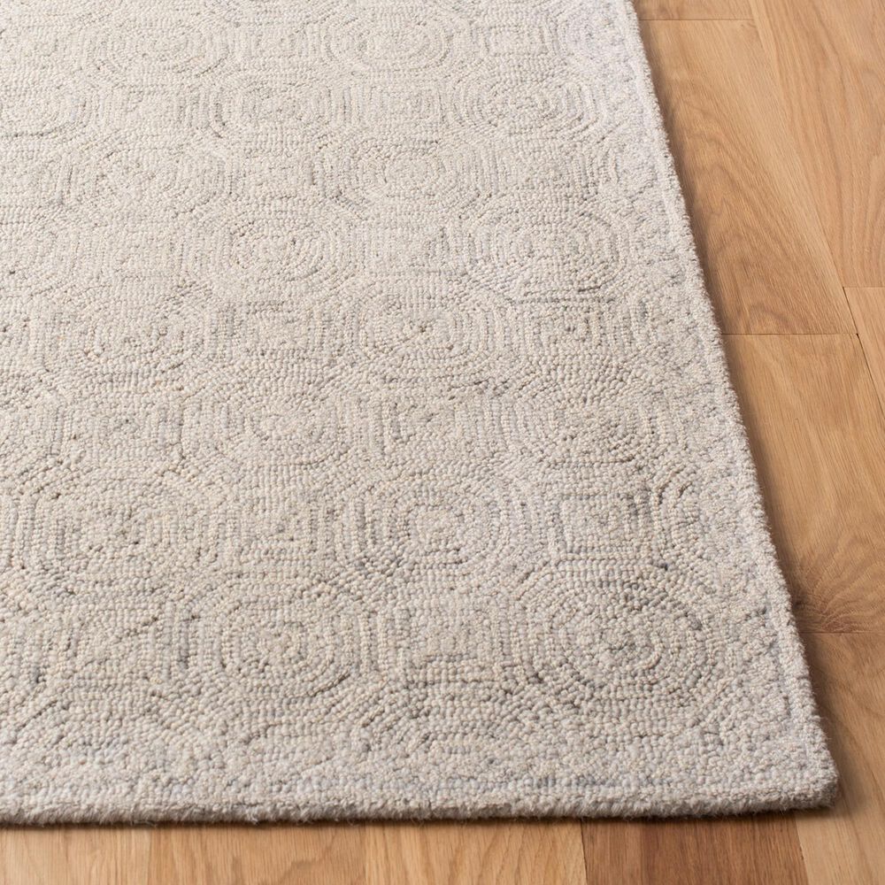 Safavieh Micro-Loop 10&#39; x 14&#39; Silver and Grey Area Rug, , large