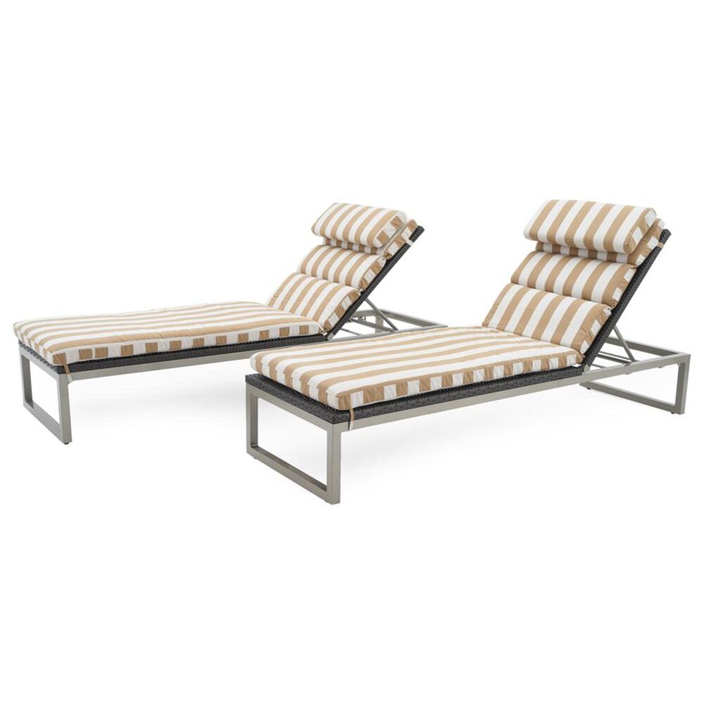 RST Brands Milo Sunbrella Patio Chaise Lounge in Maxim Beige (Set of 2), , large