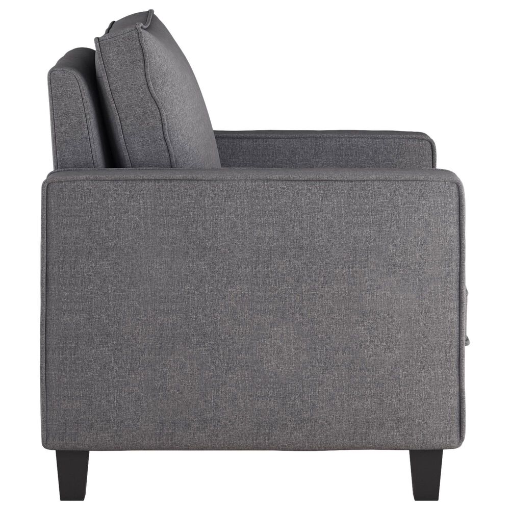 CorLiving Georgia Accent Chair in Grey, , large