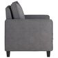CorLiving Georgia Accent Chair in Grey, , large