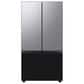 Samsung Bespoke Bespoke 3-Door French Door Refrigerator Top Panel in Stainless Steel, , large