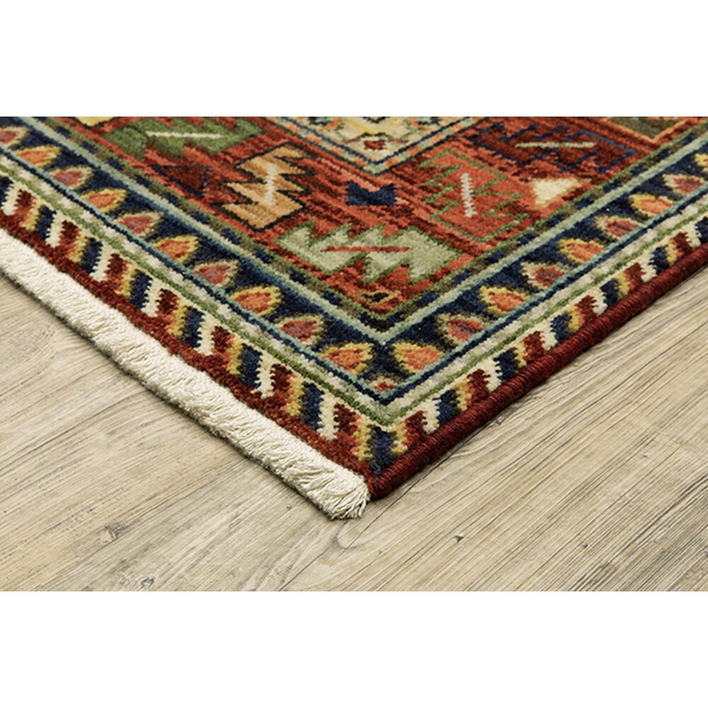 Oriental Weavers Lilihan Aztec Medallions 2&#39; x 3&#39; Red Area Rug, , large