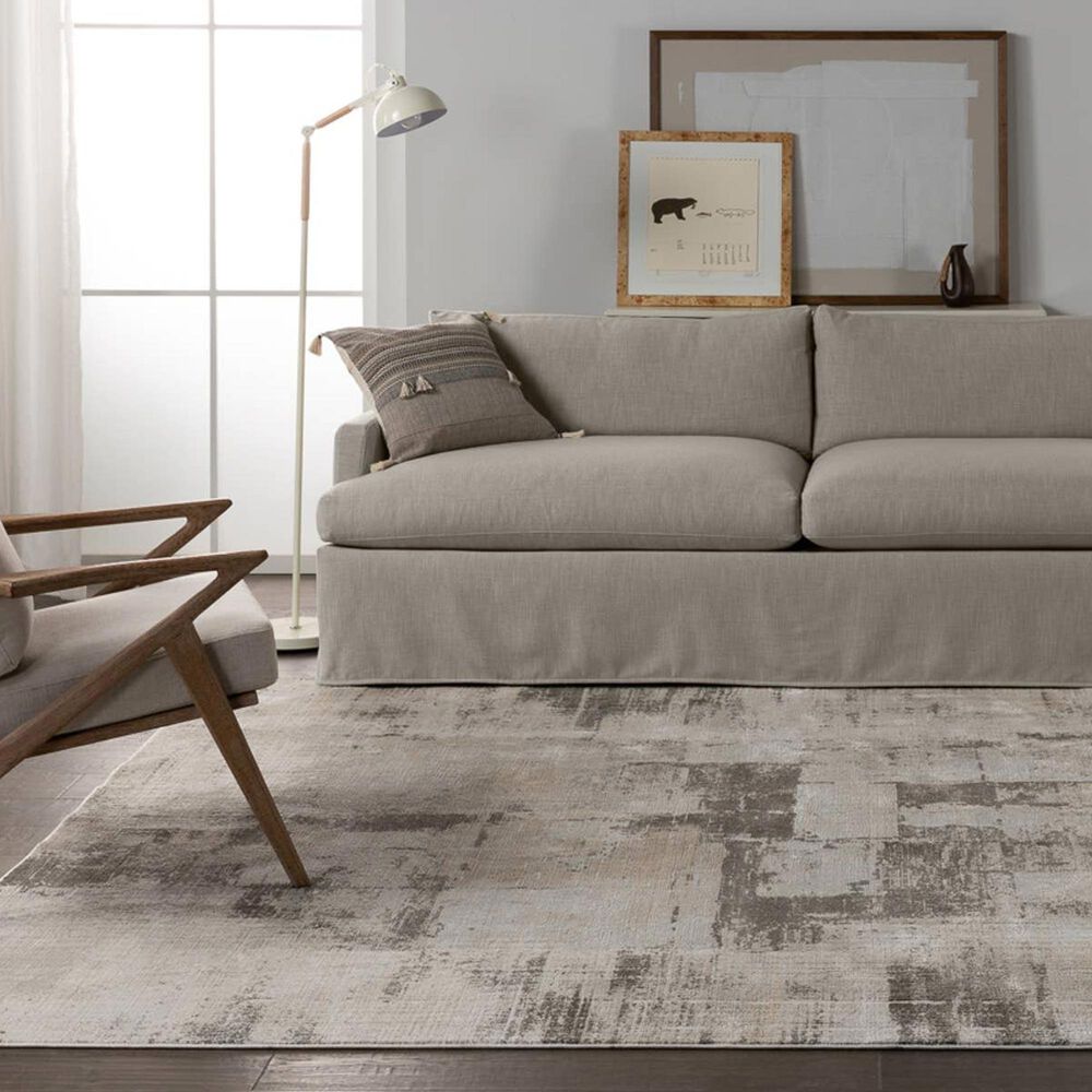 Jaipur Cirque Proto White 5'3" x 7'6" Area Rug, , large